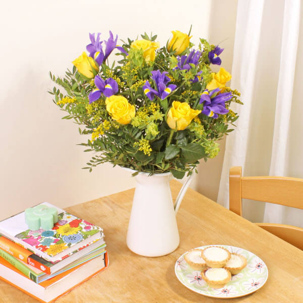 Rose and Iris Handtied - Image 2