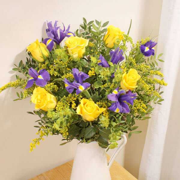 Rose and Iris Handtied - Image 3